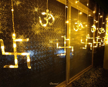 ॐ Om  & 卐 Swastik Light