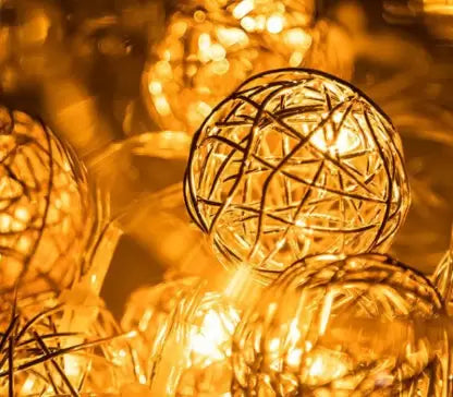 Sphere Strings Lights Copper Colour