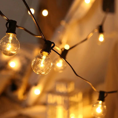 GroovyGlow Waterproof Outdoor String Lights