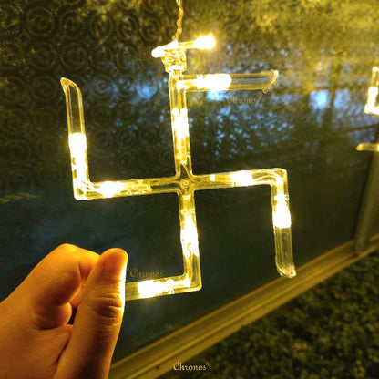 ॐ Om  & 卐 Swastik Light