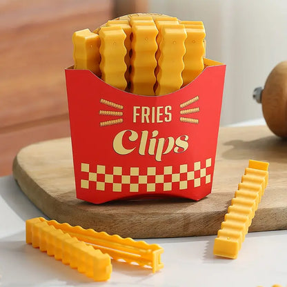 FryClip Delights: Magnetic Fries Food Sealers-12 Pcs