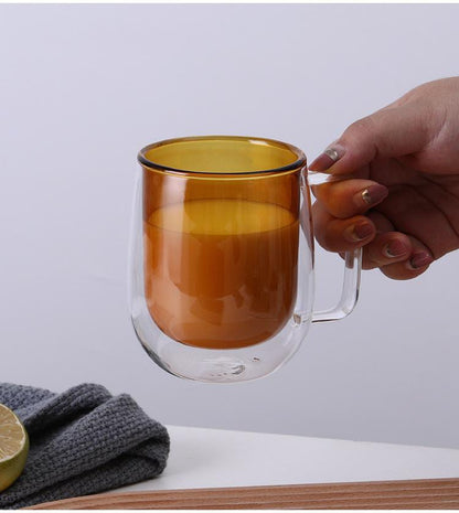 CoolBrew Dual-Layer Insulated Coffee Glasses