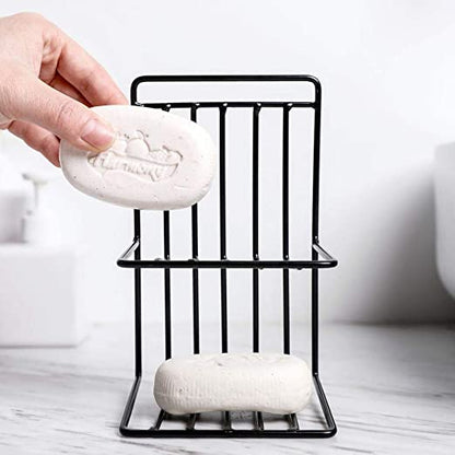 StellSaver - Self Adhesive Double Layer SOAP Dish Holder