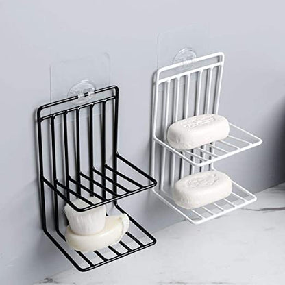 StellSaver - Self Adhesive Double Layer SOAP Dish Holder