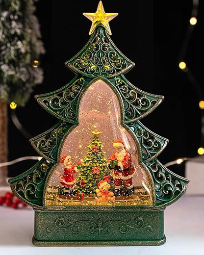 GlitterGlow Christmas Tree Lantern