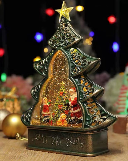 GlitterGlow Christmas Tree Lantern