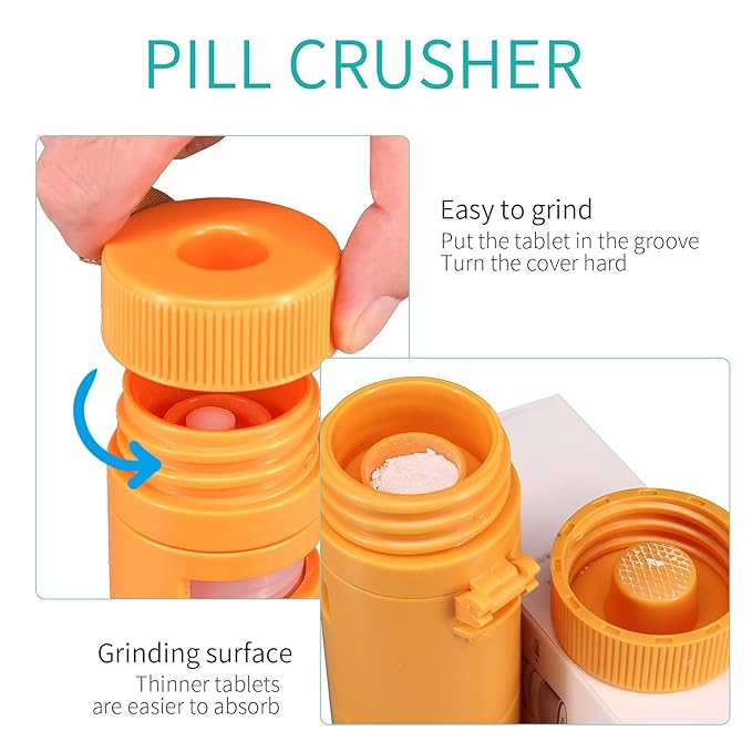 Split Safe Pro: 7-in-1 Compact Pill Master