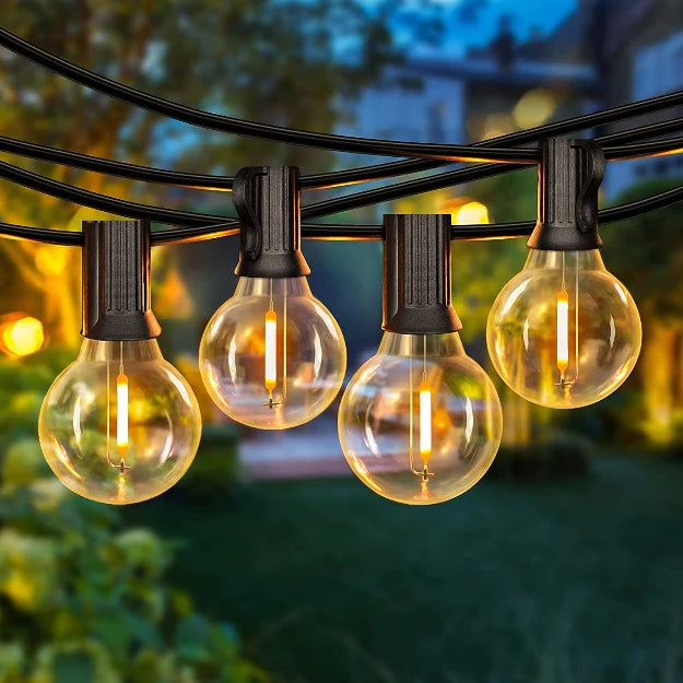 GroovyGlow Waterproof Outdoor String Lights