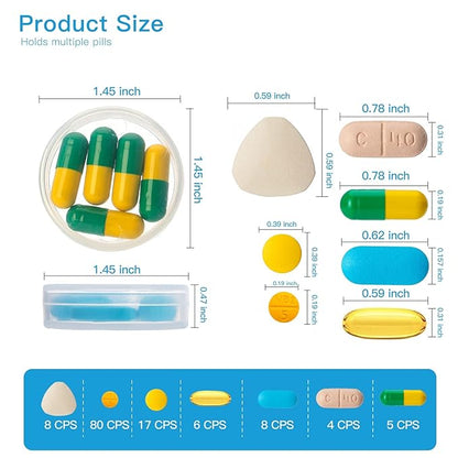 Split Safe Pro: 7-in-1 Compact Pill Master