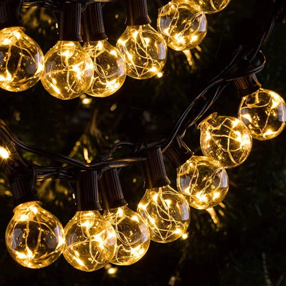 GroovyGlow Waterproof Outdoor String Lights