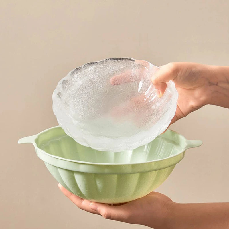 FreezeBowl - The Creative 3D Ice Mold for Fruit Salads and More!