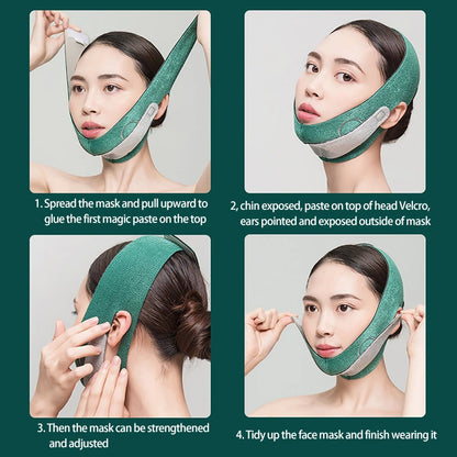 GlamourGrip: Chic Facial Contouring Strap