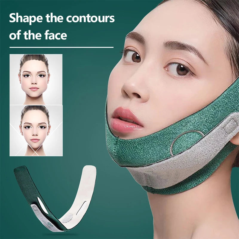 GlamourGrip: Chic Facial Contouring Strap