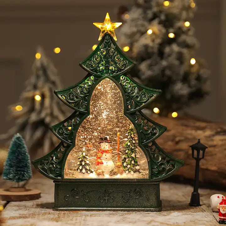 GlitterGlow Christmas Tree Lantern