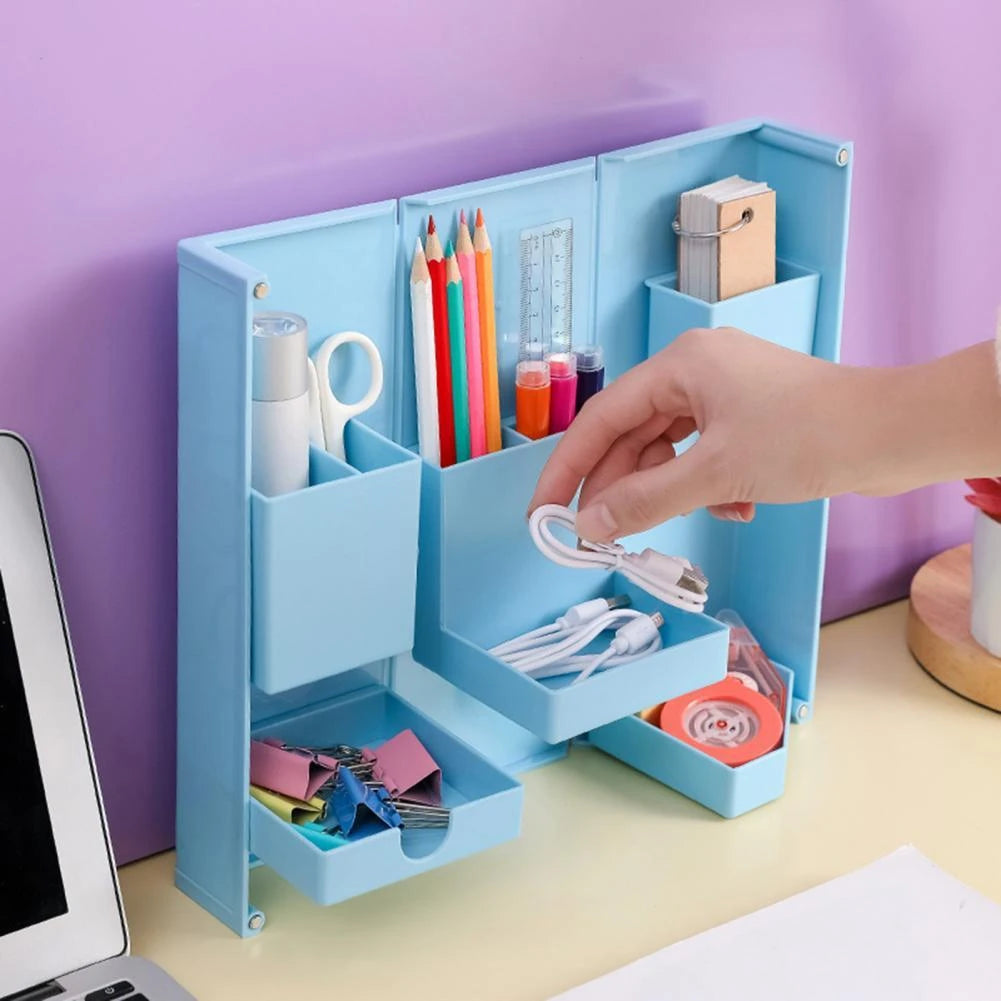 Magnetix Storage Box: Funky Folding Pencil Pen Holder