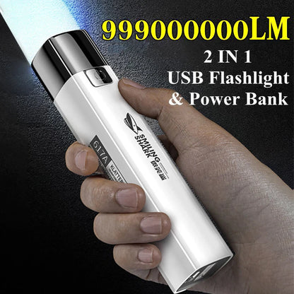 FlashPower 2-in-1: Tactical LED Flashlight Power Bank