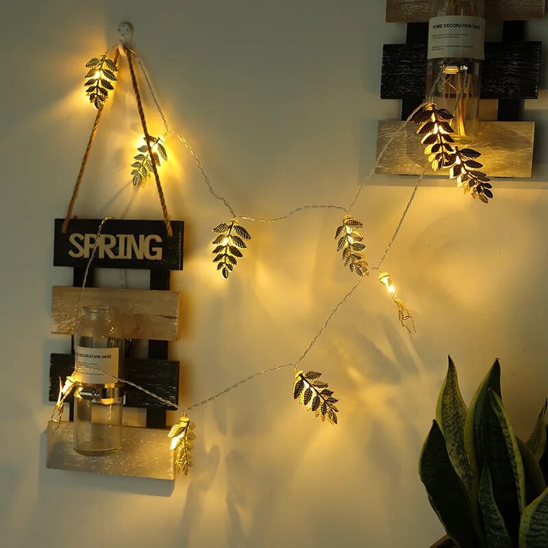 Leaf Glow String Lights