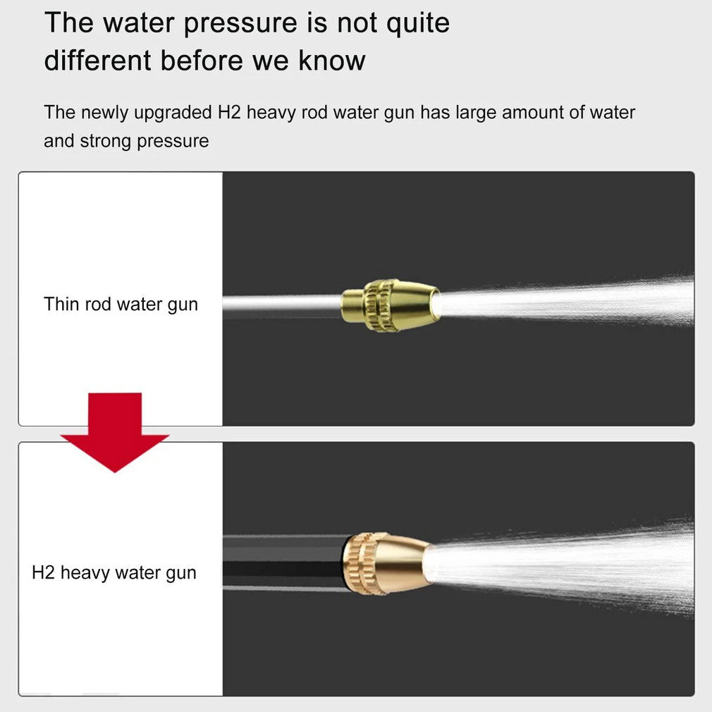 AquaBlast - Adjustable Pressure Washer Gun - Pipe Not Included