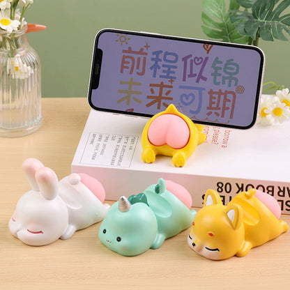 SquishyZoo MobileMate - Polyresin Animal Stand with Stress-Relief Squishy