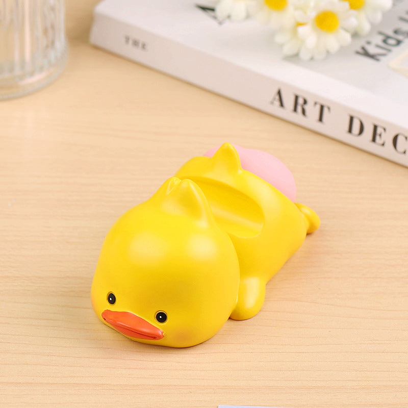 SquishyZoo MobileMate - Polyresin Animal Stand with Stress-Relief Squishy