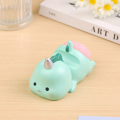 SquishyZoo MobileMate - Polyresin Animal Stand with Stress-Relief Squishy