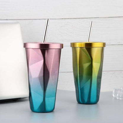 GleamSip Stainless Steel Funky Sipper