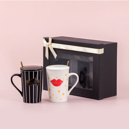 TwinCup Bliss: Mr. & Mrs. Mug Set