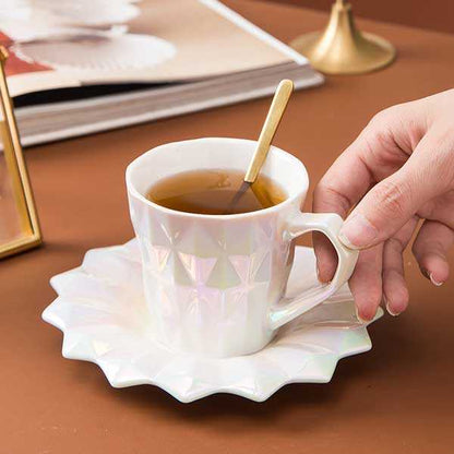 Golden Turkish Elegance Espresso Cup Saucer - Sold Individually