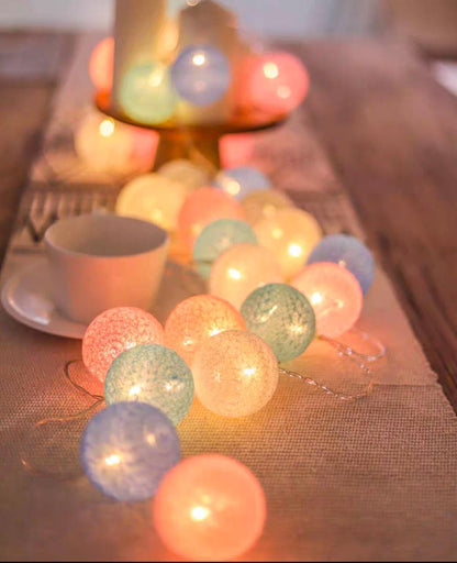 FunkyGlo 10-Orb Multicolor String Lights