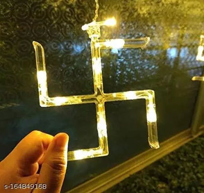 ॐ Om  & 卐 Swastik Light