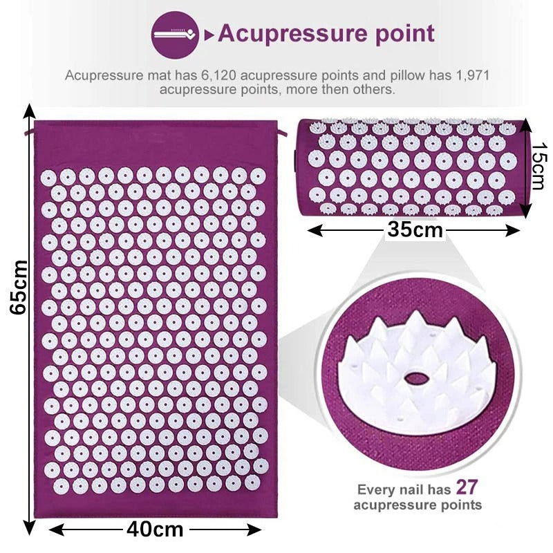 ZenSpike Mat - AcuMassage Yoga Mat