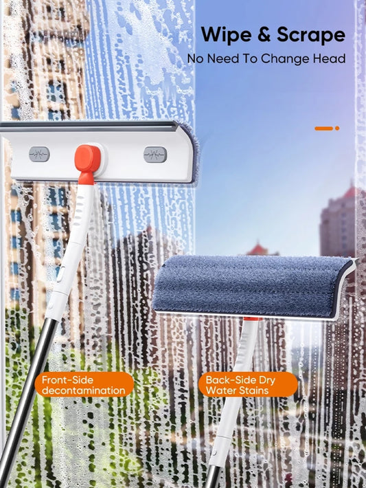 FunkySwipe 2-in-1 Microfiber Window Cleaner