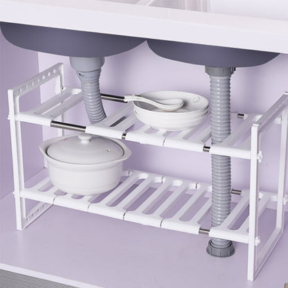 Shelf under the sink cabinet dish rack