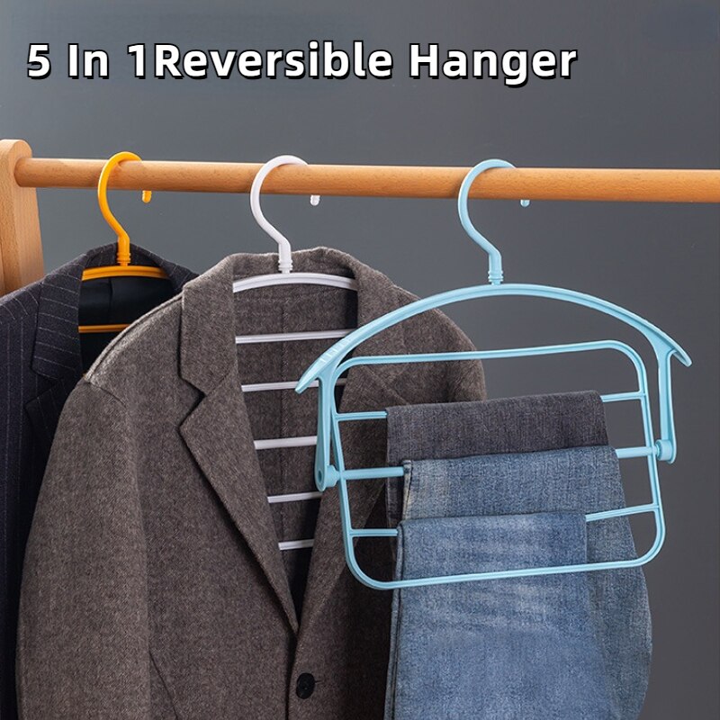 FlipMagic 4-in-1 Reversible Hanger: Shoes, Pants, Blankets, Clothes