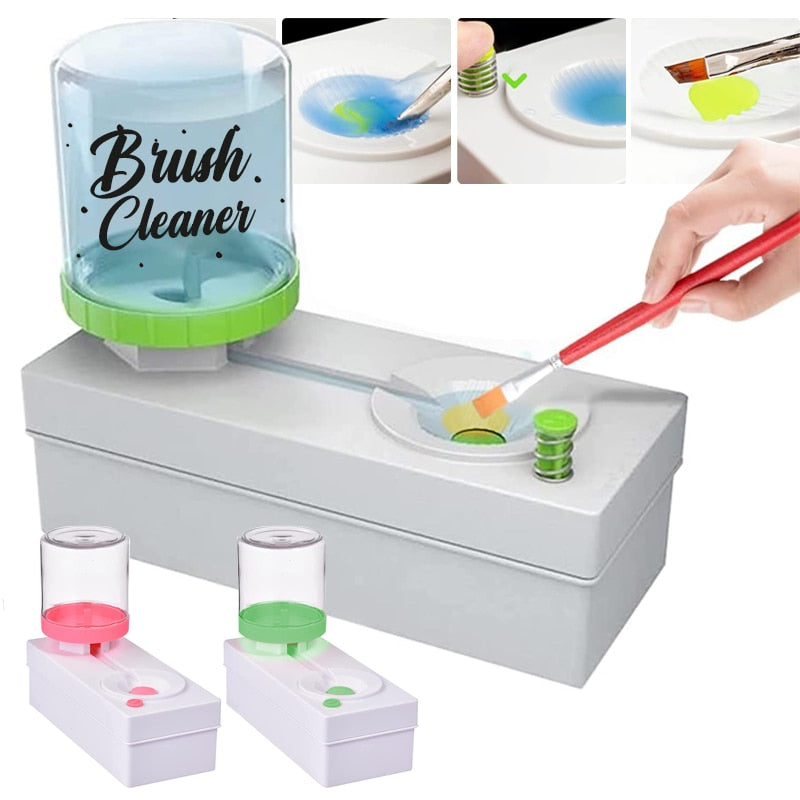 Brush Buddy - Multifunctional Paint and Makeup Brush Cleaner