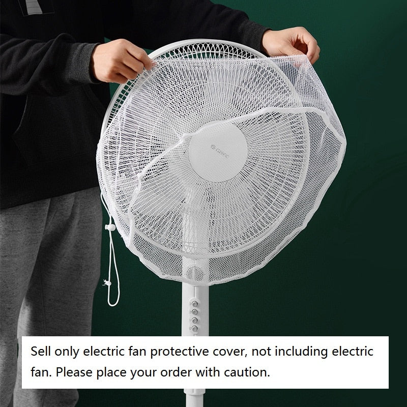 ChildSafe FanGuard: Electric Fan Dust & Pinch Protector