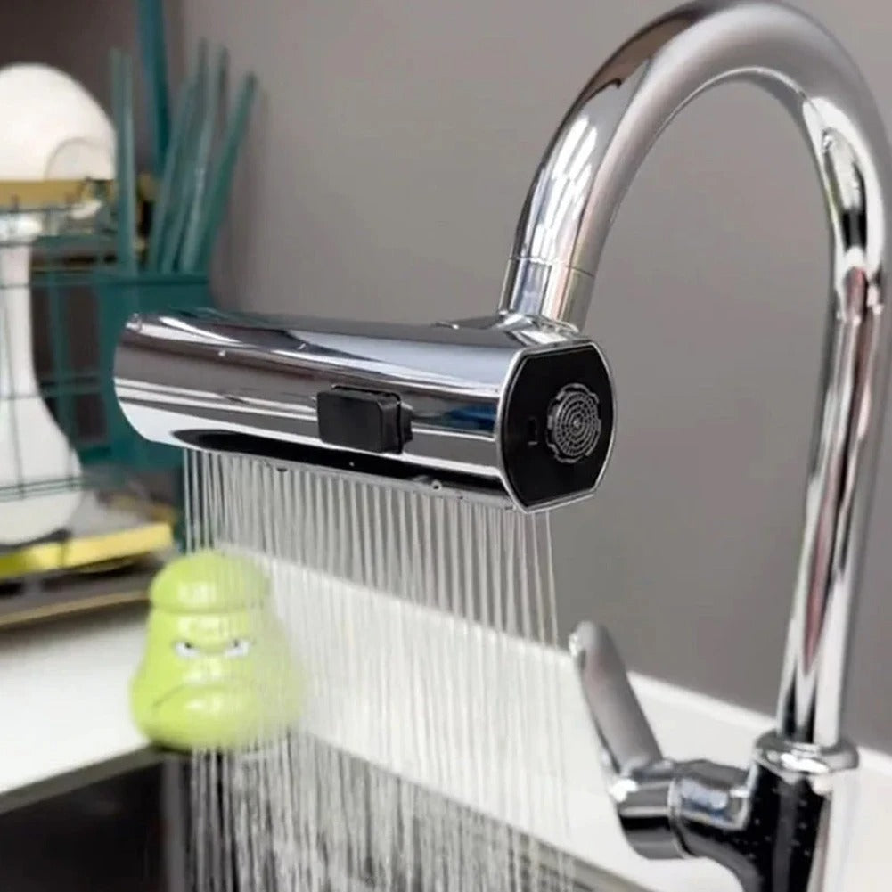 AquaSwirl Pro360 - Futuristic Kitchen Faucet