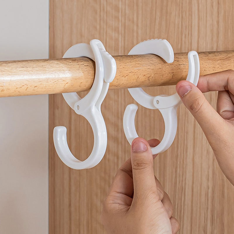 Quirky Quintet: Windproof S-Shaped Closet Hooks"