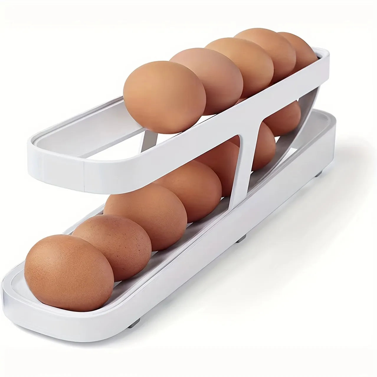 "EggSlide Pro: Cool 'n' Glide Fridge Egg Dispenser"