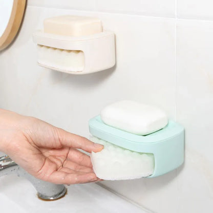 SudsyMate: Dual-Use Draining Soap Holder - ASSORTED