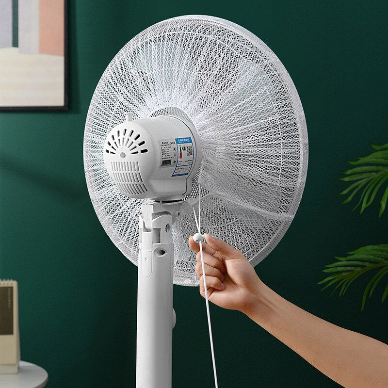 ChildSafe FanGuard: Electric Fan Dust & Pinch Protector