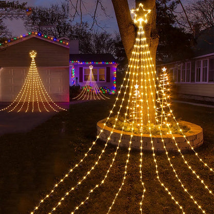 Galactic Glimmer 9-String Starlight Christmas Tree