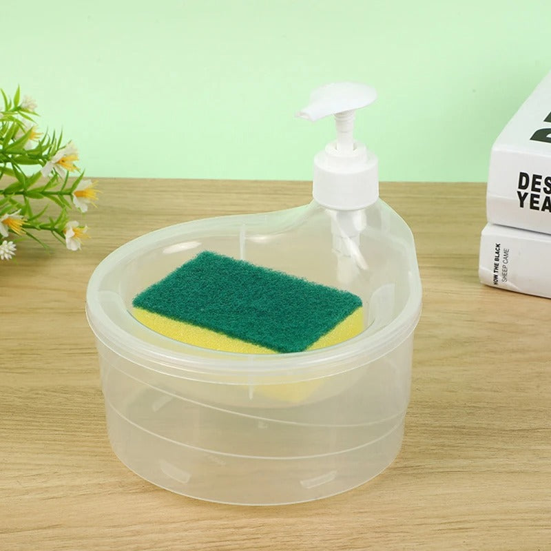 Funky Sponge Pump - Kitchen Cleaning Liquid Organizer