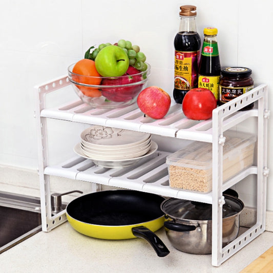 Shelf under the sink cabinet dish rack