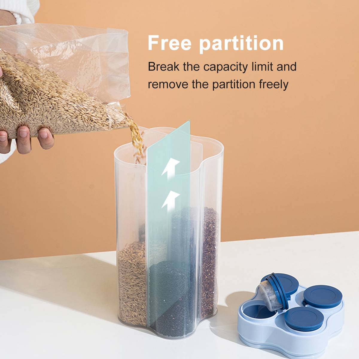 Cereals Storage Box Plastic Sealed Jar