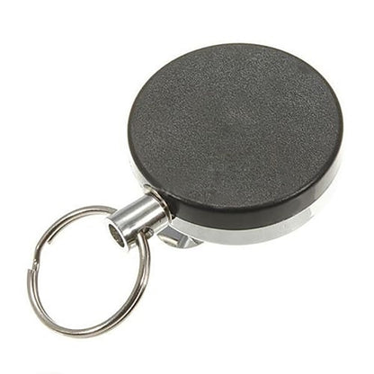 Groovy Stainless Steel Recoil Key Ring - FunKey