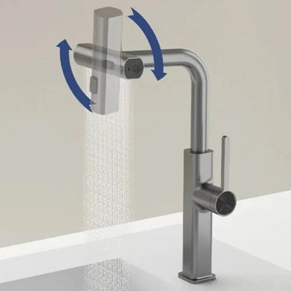 AquaSwirl Pro360 - Futuristic Kitchen Faucet