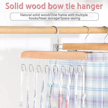 BraRack WoodFlex - Women's Multifunctional Storage Bra & Belt Hanger with 8 Hooks