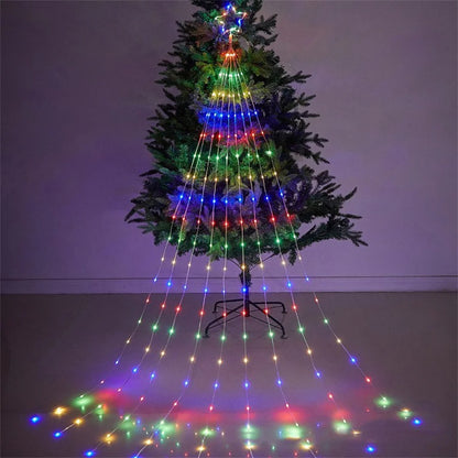 Galactic Glimmer 9-String Starlight Christmas Tree