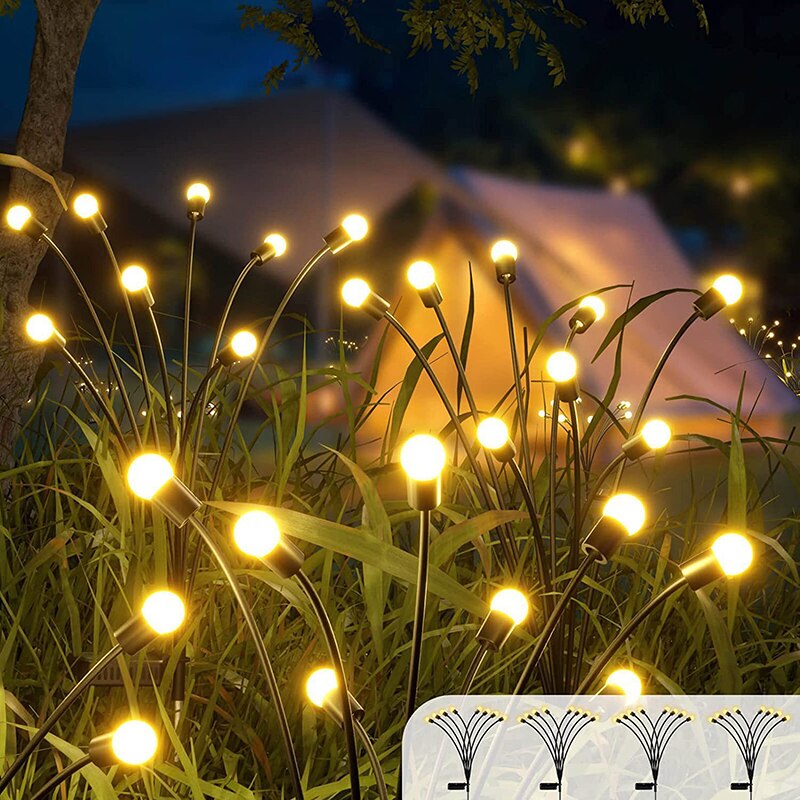 Solar Swaying Fireflies: The Night's Dance -  Led Solar Light